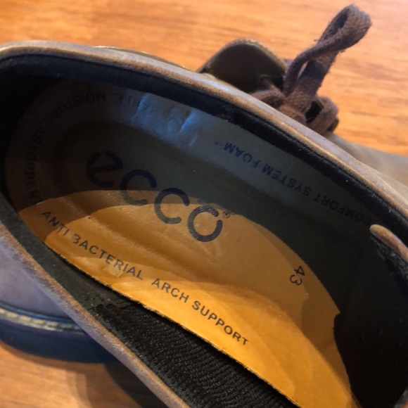 ECCO Nubuck Men’s Leather Comfort Shoes - US 10/ 43 EU Nice main image 4